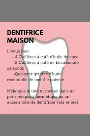 Dentifrice Maison Faire Son Dentifrice Dentifrice Produit Beaute Maison
