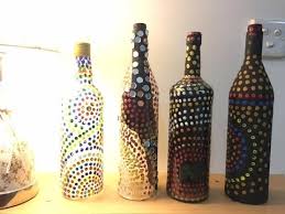 Diy Easy Bottle Decoration Using Cotton Swab And Acrylic Paint Youtube Using spray painting and upon that i painted black acrylic paint and with tooth pick. diy easy bottle decoration using cotton swab and acrylic paint