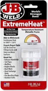 J B Weld 37901 Extremeheat High Temperature Resistant Metallic Paste 3 Oz Sealants Amazon Canada
