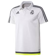 Shop for official sports jerseys! Buy Official 2015 2016 Real Madrid Adidas Cl Polo Shirt White
