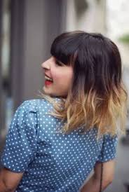 Ombre Short Hair Bangs Short Ombre Hair Thick Hair Styles Ombre Hair Blonde