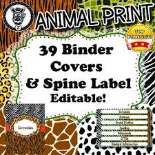 See source now your spices will be more easily grabbable. Binder Covers Spine Labels Zisforzebra Animal Print Editable
