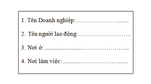Mẫu Giấy đi đường cho công nhân, người lao động đi làm việc những ngành  nghề chưa bị cấm hoạt động