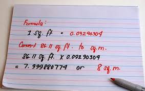 Conversion Feet Meter Conversion Chart Square Feet To Square