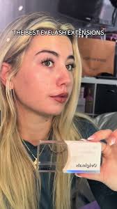 wow @Lilac St. these are incredible 🤩 #eyelashextensions #eyelashes #fyp  #musthaves #eyelashestutorial use code: carolinechmura for $ off