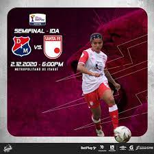 Santa fe abrió la fecha 18 de la liga betplay encaramándose en la punta de la tabla de posiciones. Medellin 0 Vs 2 Santa Fe Por Las Semifinales De La Liga Betplay Femenina