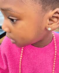 3+ years after😍 A princess and her Ava diamond studs