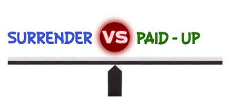 Surrender V S Paid Up Which Is Better