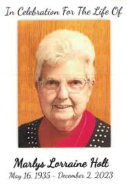 Marlys Lorraine Holt Obituary December 2, 2023