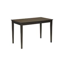 Signature design by ashley kimonte counter height dining room table, dark brown $198.99. Kimonte Rectangular Dining Room Table Wood Brown Signature Design By Ashley Target