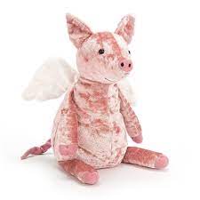 Jellycat Jelly Cat Pig Mighty Fly Jellycat Stuffed Animals Poodle Stuffed Animal Plush Animals
