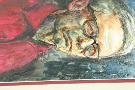 SELF PORTRAIT BY BENJAMIN LASSEN (AMERICAN, 1904-1968).