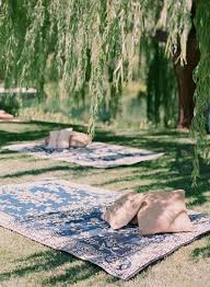 Elegant Picnic Wedding With A Fresh Color Palette Picnic Wedding Outdoor Wedding Garden Wedding