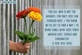 Marvin gaye was an american soul singer, songwriter, and musician. A Word A Day On Twitter These Words From Marvin Gaye Are Like Music To Our Ears Quotes Musician Music