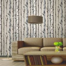 Great for an accent wall or the entire room. Birch Trees Wallpaper Cream And Silver Fine Decor Fd31051 Wallpaper Sales