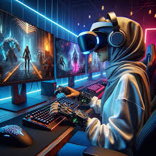 Explore the Ultimate Virtual Reality Gaming World | AI Art Generator |  Easy-Peasy.AI