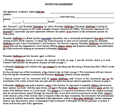 Sample Small Business Investment Agreement Templates In 2020 Business Investment Investing Business