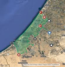 2023 Israel-Hamas War Map - Google My Maps