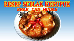 Maybe you would like to learn more about one of these? Resep Seblak Kerupuk Enak Dan Mudah Youtube