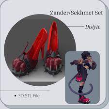 Sekhmet Zelmer From Dislyte Accessories Set 3D STL DIGITAL - Etsy Israel