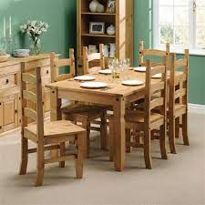 I absolutely love this dining room set, and if it weren't. Corona Mexican Pine 152cm Dining Table With 6 Chairs Including Free Delivery 297 136 Pine Solutions Maison