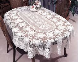 Lace Oval Tablecloth Table Cloth Lace Tablecloth Romantic Table Decor