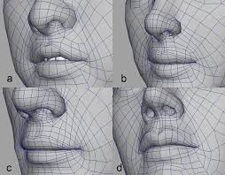 Lips Character Design 3d Character Topology