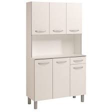 Buffet Cooker 3361 Blanc Avec Images Meuble Cuisine Meuble Cuisine But Cuisine But