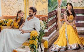 Rana Daggubati Miheeka S Intimate Yet Glamorous Haldi Celebrations Movie Inspired Outfits Actress Priya Elegant Girl