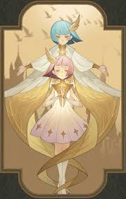 Elijah Lailah Celestial Twins Girls Cartoon Art Cartoon Art Fantasy Drawings