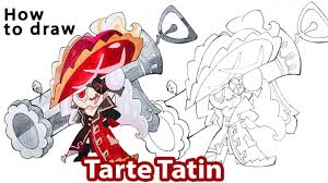 How to draw Tarte Tatin | Cookie Run Kingdom | Coloring included - YouTube