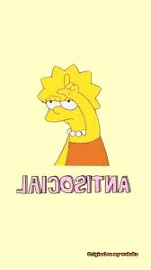 Inspiring images yellow, quotes, tumblr and introvert #6184041. Iphone Wallpapers Antisocial Wallpaper Iphone Tumblr Aesthetic Simpsons Wallpaperiphoneaesthetic Wallpaperiphoneh