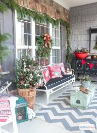 The rustic light is crafted from a strand of white lights intertwined with grapevines, branches, and fall leaves, while the pumpkin. Front Porch Decorating Ideas You Ll Want To Copy For Christmas