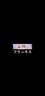 Regal elegant diamond gold rose dark iphone wallpaper. Anime Wallpaper Zero Two Darling In The Franxx