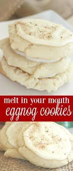Eggnog Cookies By Coupon Cravings And Other Great Christmas Desserts Cookies Recipes Christmas Eggnog Dessert Christmas Cooking
