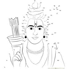 Coloring pages flowers coloring pages football coloring pages fruits and vegetables girls arbor day coloring pages autumn coloring pages back to school coloring pages birthday coloring. Lord Rama Dot To Dot Printable Worksheet Connect The Dots