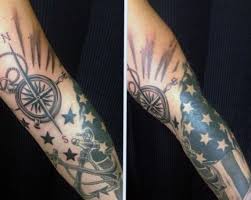 Black and white nautical star tattoo design. Top 43 Best Star Tattoo Ideas 2021 Inspiration Guide