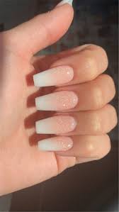 See more ideas about ombre acrylic nails, acrylic nails, white ombre. Pink And White Ombre Acrylic Nails Coffin Nail And Manicure Trends