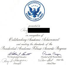 We are the national model for fitness education. Did Ronald Reagan Sign My Academic Fitness Award Skeptics Stack Exchange