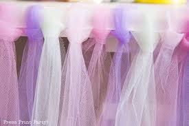 No Sew Tulle Table Skirt Tutorial W Ribbons Easy Press Print Party Tulle Table Skirt Diy Baby Shower Decorations Tutu Table Skirt Diy