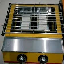 Peralatan dan bahan yang di peroleh : Jual Kompor Panggangan 2 Tungku Sosis Bakar Ayam Ikan Sate Panggangan Gas Di Lapak Tsamara Ollshoop Bukalapak