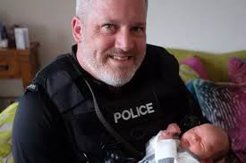 Week-old Sonny is already an internet sensation after police gave him  escort... to be born!