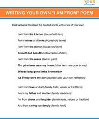 Examples Of I Am Poems