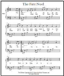 Jingle bells (easy) (easy version) trad. The First Noel Free Online Christmas Music For Piano