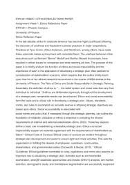 Example of reflection in science. Political Science Reflection Essay