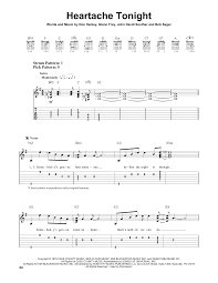 Heartache tonight is a song written by don henley, glenn frey, bob seger and j. Heartache Tonight By Eagles Easy Guitar Tab Guitar Instructor