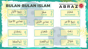 Rabiul awal adalah bulan ketiga dalam kalendar hijrah. Bulan Bulan Islam Kalendar Program Bahasa Arab Abraz Facebook