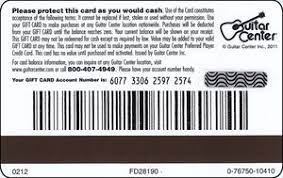 Guitar center gift card pin. Gift Card Guitar Center Guitar Center United States Of America Guitar Center Col Us Guc 005 000 Fd28190