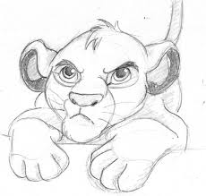 Disney figuren tekenen simba / kleurplaat leeuw tekenen : Cool Disney Drawings Lion King Novocom Top