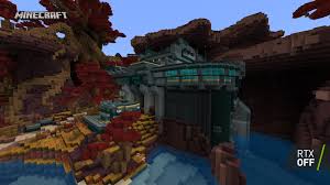 You can then use this nether portal to easily move . Minecraft Rtx Portal Pioneers Rtx On Off Interactive Comparison 004
